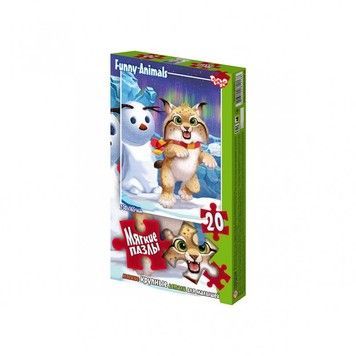 Пазлы мягкие Danko Toys Рысь 20 эл. (S20-09-14)