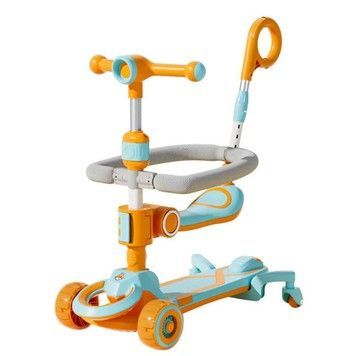 Самокат Maraton Baby Care 388 3 в 1 із світло-звуковими ефектами помаранчевий (SMR0042OR)