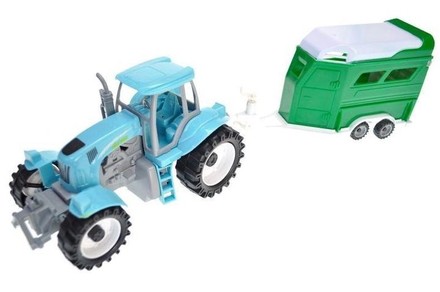 Іграшка інерційна Синій трактор з причепом (EN1003)