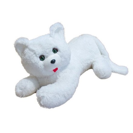 М'яка іграшка Zolushka Кіт Перс травичка 57см білий (ZL0561)