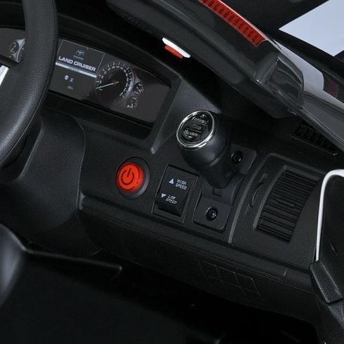 Електромобіль Toyota Land Cruiser Police з пультом керування (JJ2022EBLR-2-1)