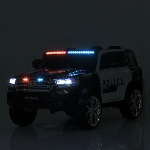 Електромобіль Toyota Land Cruiser Police з пультом керування (JJ2022EBLR-2-1)