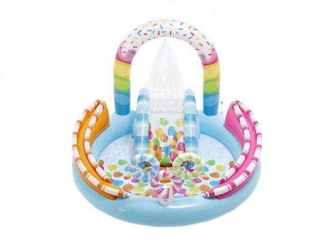 Игровой центр INTEX Candy Fun с горкой 170х168х122 см (57144)