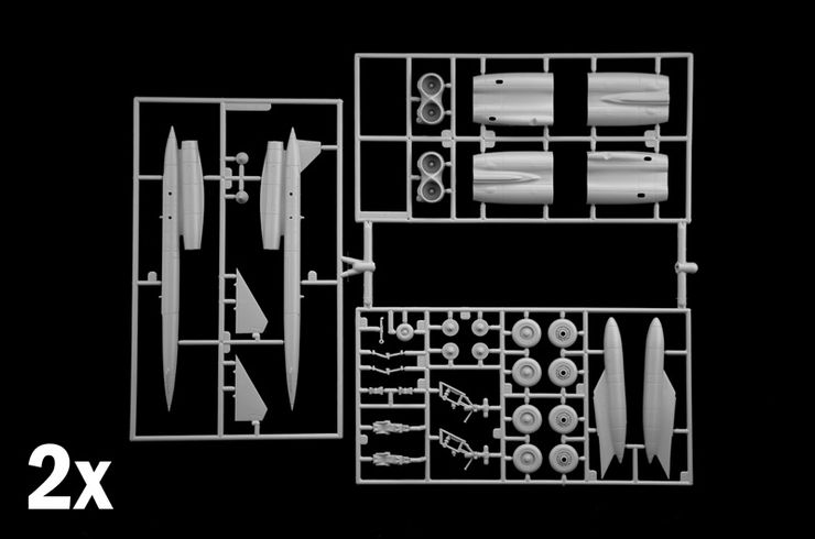 Сборная модель ITALERI Стратегический бомбардировщик B-52G STRATOFORTRESS 1:72 (IT1451)