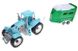Іграшка інерційна Синій трактор з причепом (EN1003)