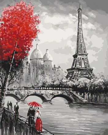 Картина для малювання за номерами Art Craft Паризький бомонд 40х50см (11223-AC)