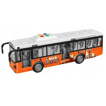 Автобус Громадський транспорт із звуковими ефектами помаранчевий (JS120-120A-OR)