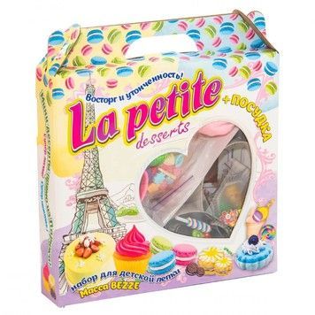 Набор для лепки Стратег Тесто La petite desserts 23 эл. (71310)