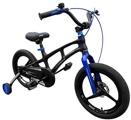 Велосипед дитячий Crosser Magnesium Bike 18 дюймів чорно-блакитний (MGM/18BBL)