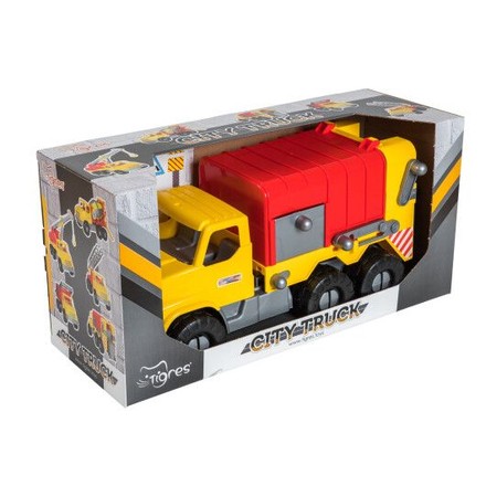 Іграшка дитяча Tigres City Truck Сміттєвоз в коробці (39369)