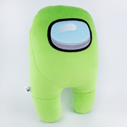 Мягкая игрушка Weber Toys космонавт Among Us 27см зеленый (WT6663)