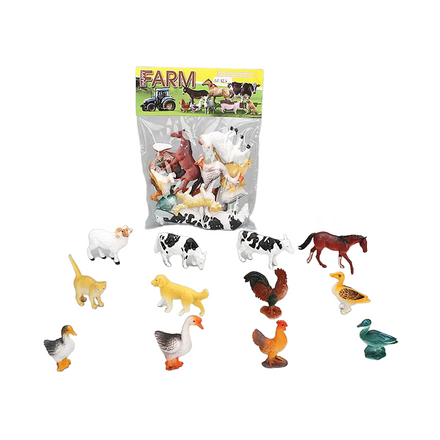 Игровой набор фигурок домашних животных 12 шт (852AL)