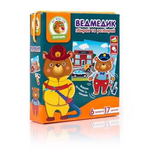 Игра Vladi toys с подвижными деталями Мишка (VT2109-04)