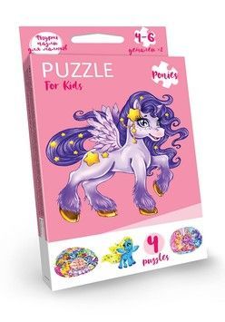 Пазлы Danko Toys развивающие Puzzle для малышей (рус.) (PFK-09)