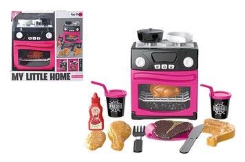 Ігровий набір My little home кухонна плита із духовою шафою світло-звукові ефекти (A1010-3)