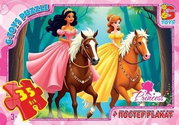 Пазли G-Toys Принцеси 35 ел (PR01)