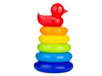 Дитяча пірамідка Colorplast №3 каченя 17 см (1-081)