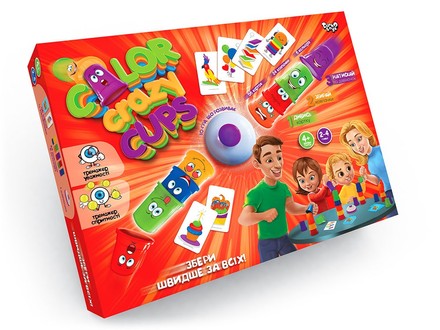 Гра настільна Danko Toys Color Crazy Cups (укр) (CCC-01-01U)