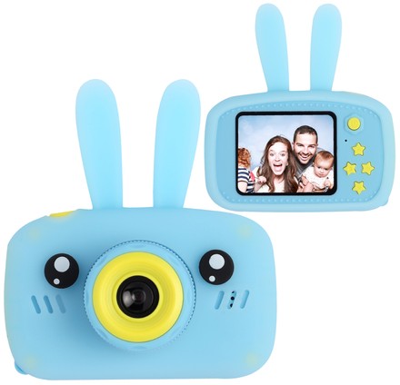 Іграшковий фотоапарат зайчик блакитний (GM-24KRBL)