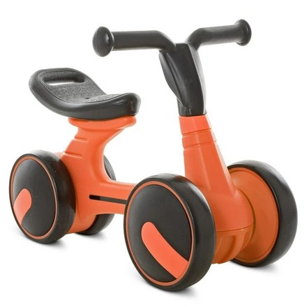 Дитячий біговел PROFI KIDS 7" 4 колеса помаранчевий (М5449-5)