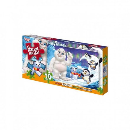 Пазли м'які Danko Toys Сніжна людина 20 ел. (S20-09-07)