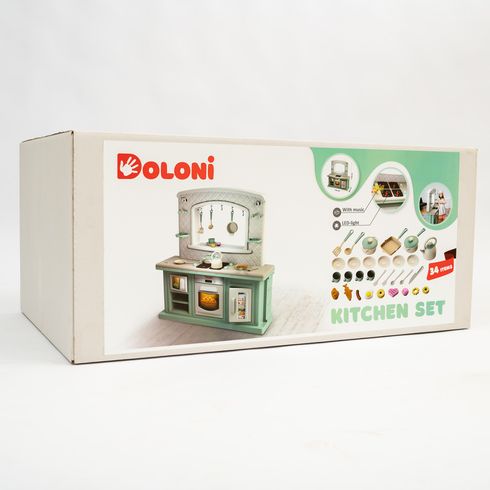 Кухня DOLONI с набором посуды 34 предмета (01480/11)