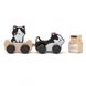 Дерев'яна іграшка Cubika Машинка Веселі кошенята (15450)
