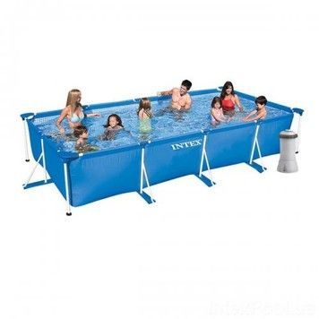Басейн каркасний прямокутний Intex 450x220x84 см (28274)