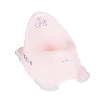 Горшок детский TEGA музыкальный антискользящий Зайки розовый (PO-058-104)