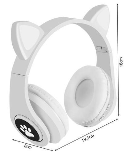 Бездротові навушники Cat Ear з котячими вушками black (JST-B39MBL)