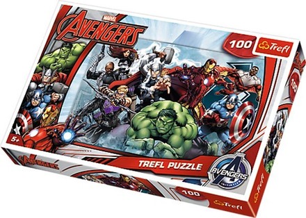 Пазлы Trefl Мстители. Marvel The Avengers 100шт. (16272)