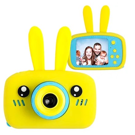 Іграшковий фотоапарат зайчик жовтий (GM-24KRYL)