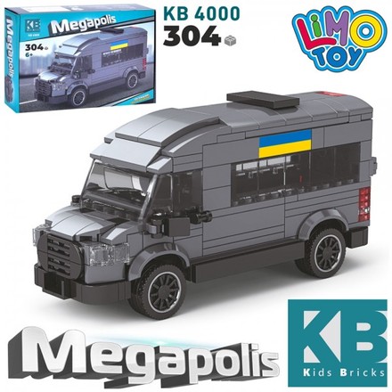 Конструктор Limo Toy Megapolis Міський транспорт 304 дет (KB4000)