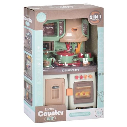 Іграшкова кухня меблі для ляльок 29 см (SY-2088-1-4ЗGR)
