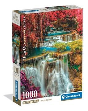 Пазл Clementoni High Cuality Collection Барвистий водоспад, Тайланд 1000 елементів (39984)