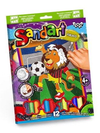 Набір для творчості Danko Toys Фреска із піску SandArt Лев (SA-02-07)
