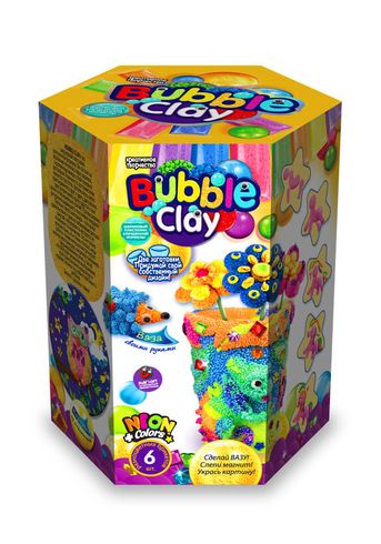 Набір для творчості Danko Toys Пластилін Bubble Clay Vase (BBC-V-04U)