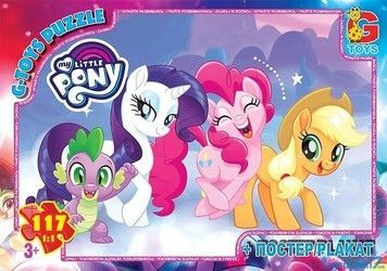 Пазлы G-Toys My little Pony 117 эл (MLP015)