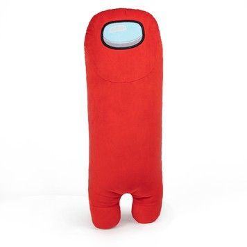М'яка іграшка Weber Toys Валик космонавт Among Us 60см червоний (WT7041)