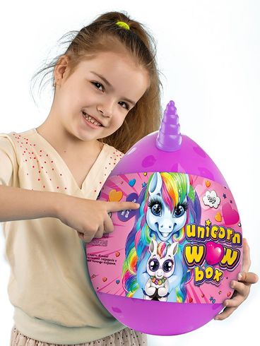 Набір для творчості Danko Toys Яйце Unicorn WOW Box Єдиноріг (UWB-01-01U)