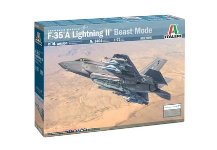 Збірна модель ITALERI багатоцільовий винищувач F-35A Lighning BEAST MODE 1:72 (IT1464)