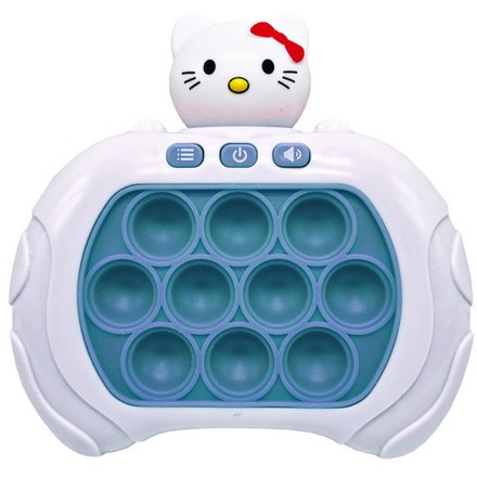 Игрушка детская антистресс Pop It электронный Kitty блакитний (FG-012BL)