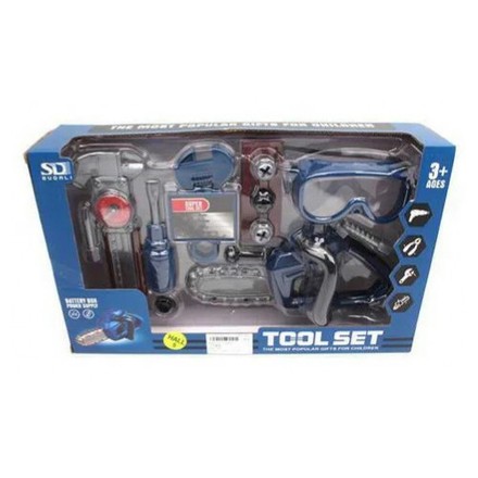 Игрушечный набор инструментов Tool Set 15 предметов с бензопилой (6803TL)