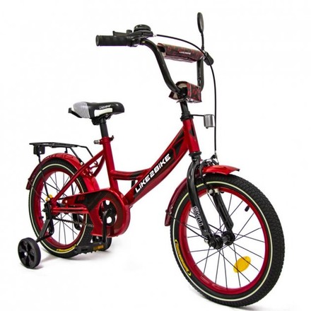 Велосипед дитячий Like2Bike Sky 18 дюймів бордовий (211801)