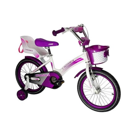 Велосипед детский Crosser Kids Bike 18 дюймов бело-фиолетовый (KBS-3/18WVT)