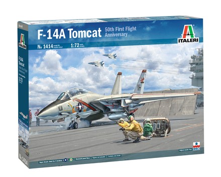 Сборная модель ITALERI Винищувач F-14A TOMCAT 1:72 (IT1414)