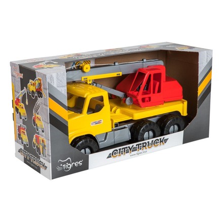 Іграшка дитяча Tigres City Truck Кран в коробці (39366)