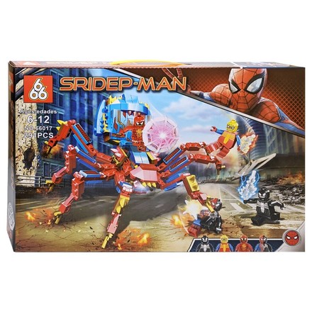Конструктор Людина Павук Spider Man 4 фігурки 291 дет (66017)