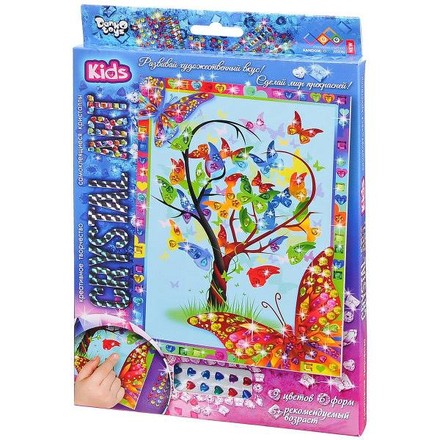 Набор для творчества Danko Toys Мозаика Crystal Art Деревце (CArt-01-01)