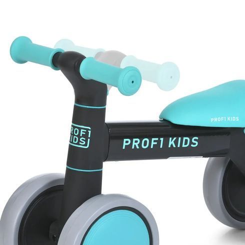 Каталка-толокар PROFI kids алюмінієва рама колеса 7" EVA чорно-блакитний (MBB 1014-4)